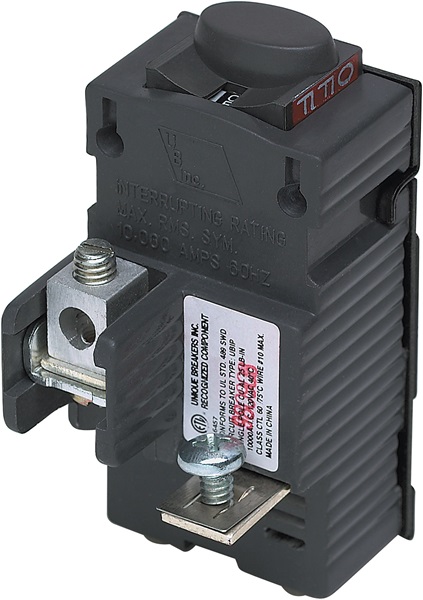 15AMP ONE POLE PUSHMATIC