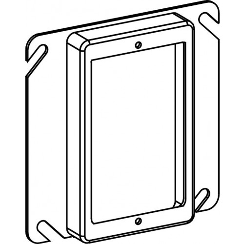 4S 1-G 5/8'''' RAISED STEEL DE
