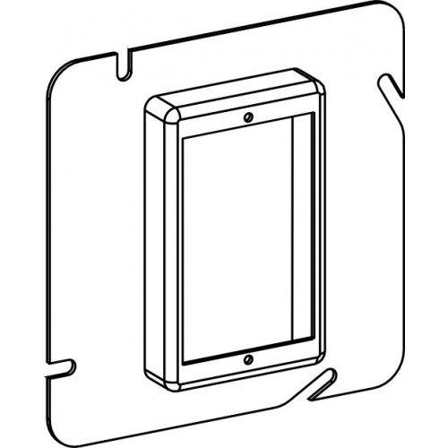 5S 1-G 2" RAISED STEEL DEVICE