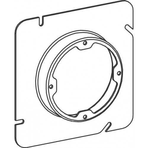 5S 3/4" RAISED STEEL PLASTER