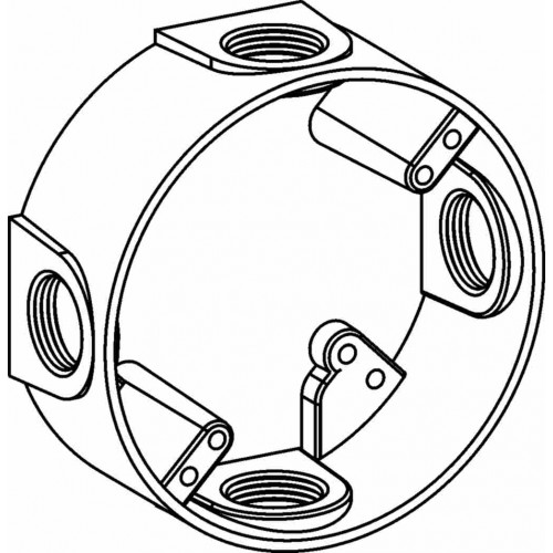 4'''' ROUND W/P EXT. BOX 4 1/2