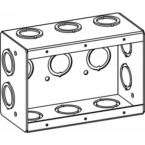 3-G MASONRY BOX 2-1/2" DEEP